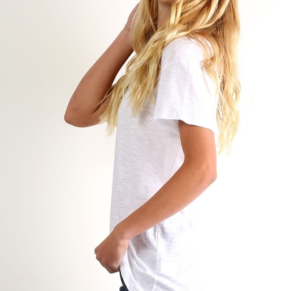 White Burnout Tee - Picture 3 of 5